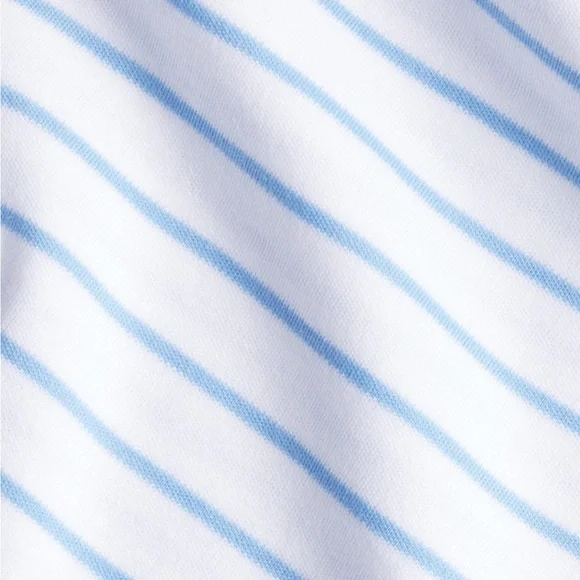 Lake Pajamas Pima Crew Long-Long Set in Baltic Blue Size XL - Picture 3 of 4